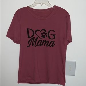 NWOT Dog Mama T-shirt. Ladies size M
